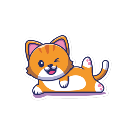 Meow There Stickers