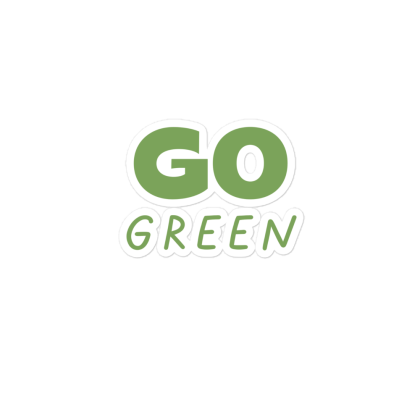 Go Green Stickers