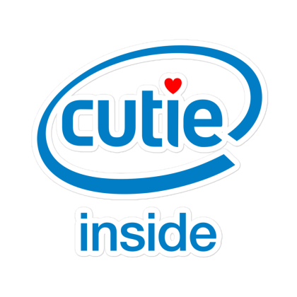 Cutie Inside Sticker