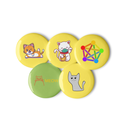 Set of Pin Buttons