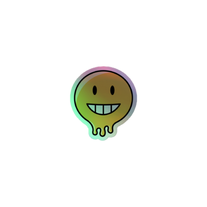 Smile Holographic Sticker